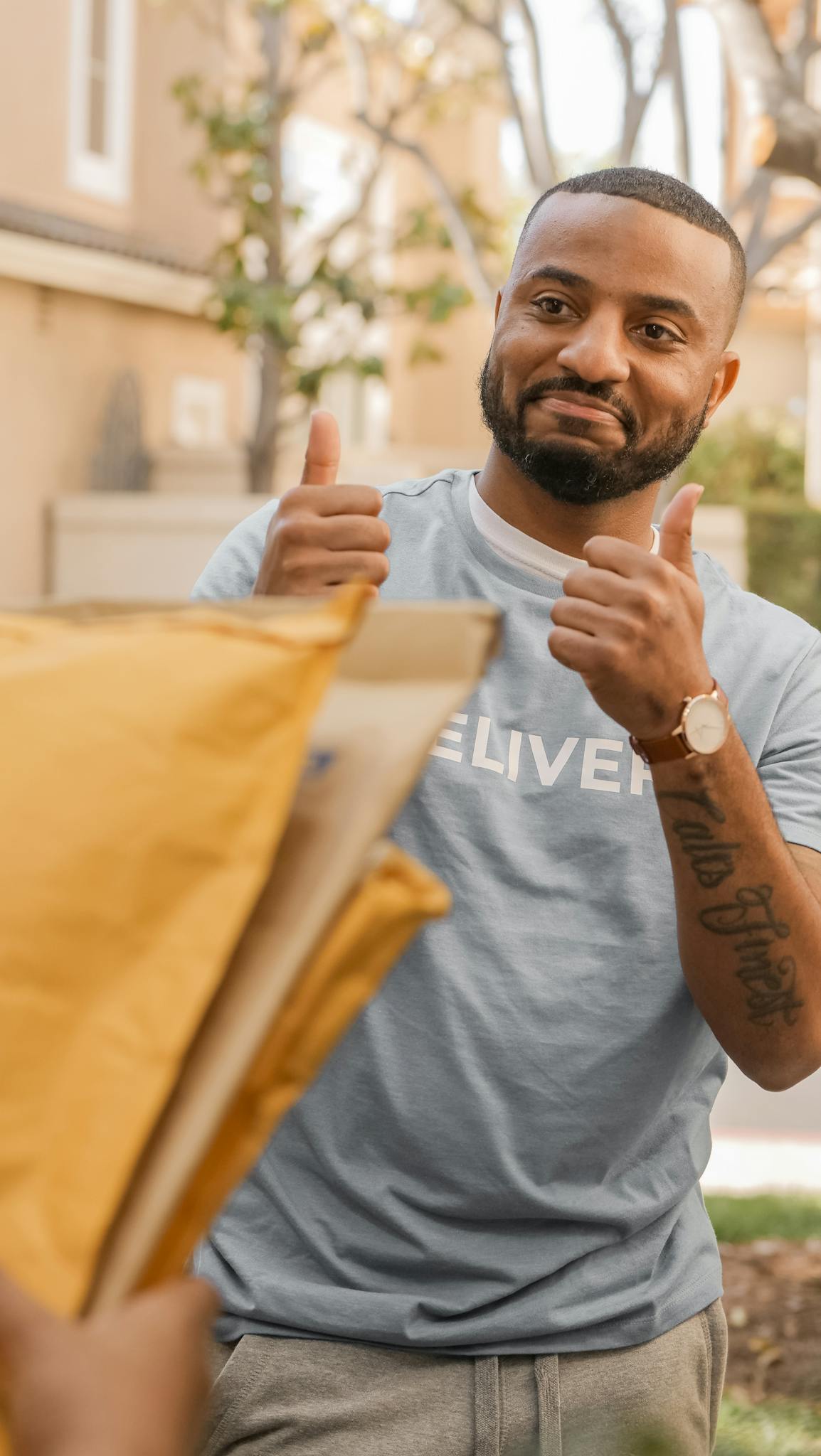 Man Giving Thumbs Up