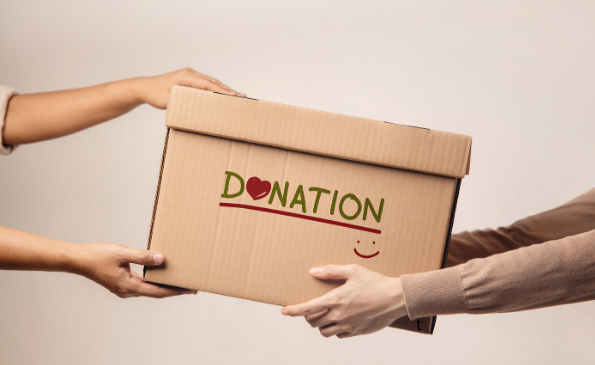 Local donations box.
